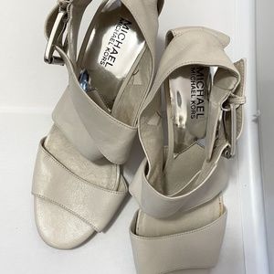 Michael Kors Leather Straps Dress Heels Shoes